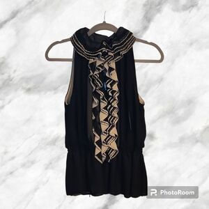 Neiman Marcus Robert Rodriguez Women's Ruffle Top